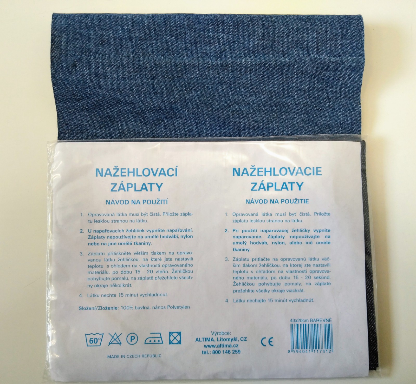 Záplaty jeans nažehlovací - Obrázek 5