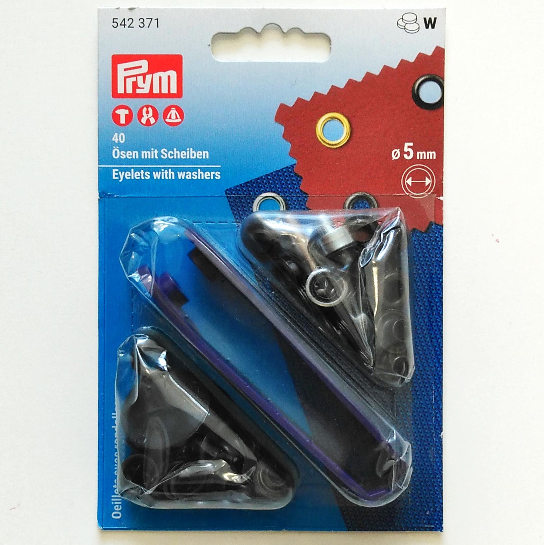 Průchodky černé 5 mm